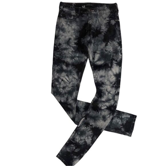 COURTSHOP Black/Grey Tie-Dye skinny Jeans  (26) - Picture 1 of 1